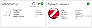 zigbee Adapter devices mit Sonoff Stick